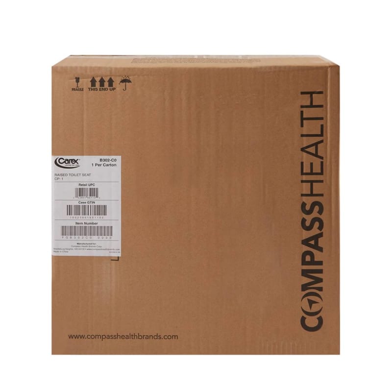 Compass Health Brands CarexÂ® Raised Toilet Seat